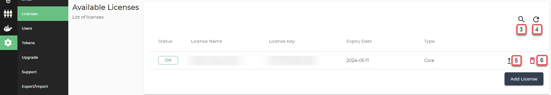 Further license management options