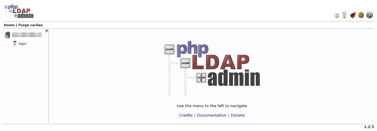 PHP LDAP Admin UI Landing Page PHP LDAP Admin UI Landing Page