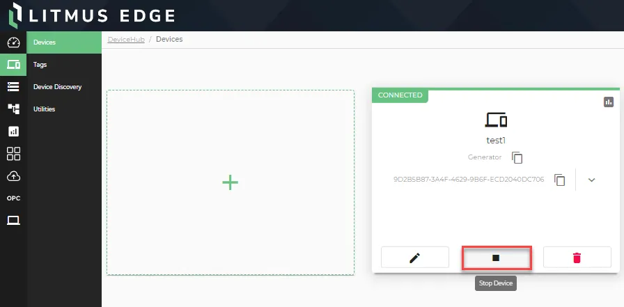 Disabling the Connected Device Status