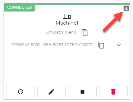 The Enable Data Store icon