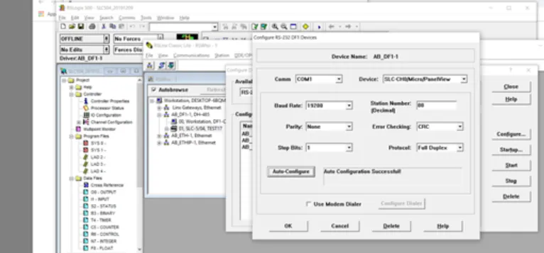 Communication parameters Communication parameters