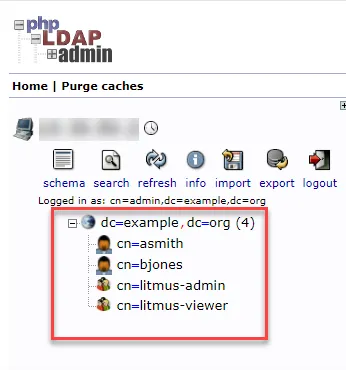 PHP LDAP Admin UI Side Option PHP LDAP Admin UI Side Option