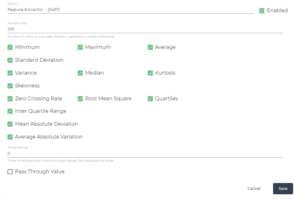 Feature Extractor parameters Feature Extractor parameters