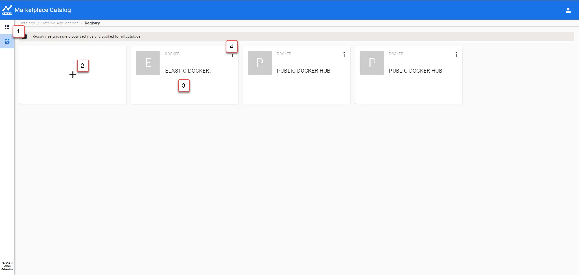 Manufacturing Connect User UI : General Settings : Features : Marketplace Catalog : Catalog Applications : Registry Manufacturing Connect User UI : General Settings : Features : Marketplace Catalog : Catalog Applications : Registry