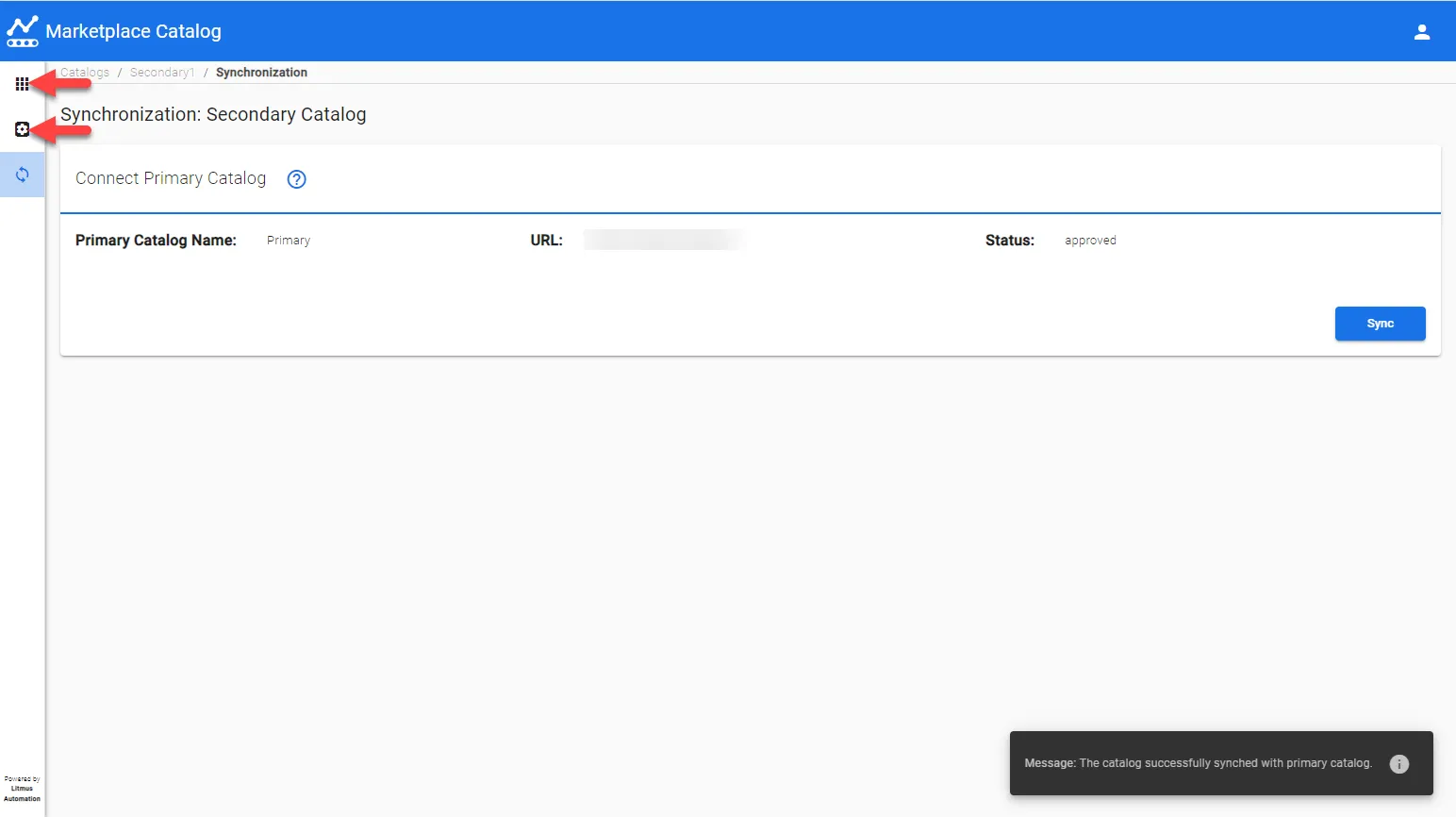 Secondary Marketplace Catalog: Applications and Registry Management