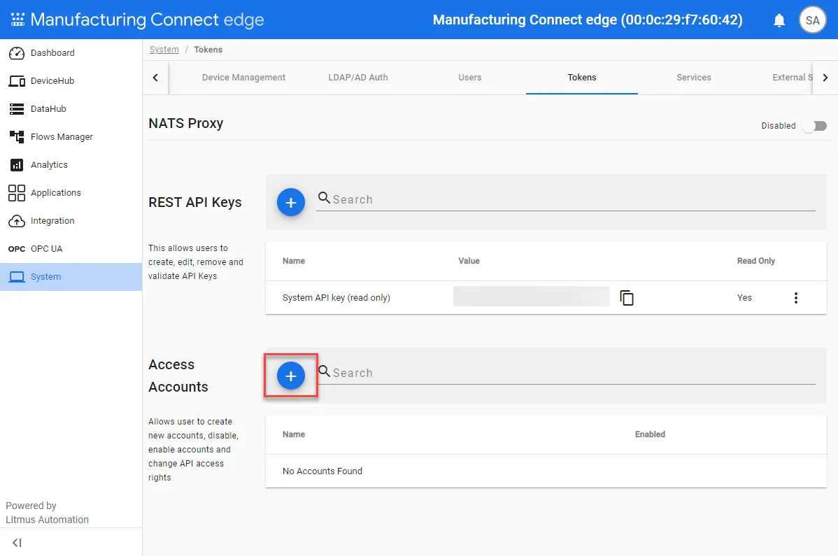 Add access account icon Add access account icon
