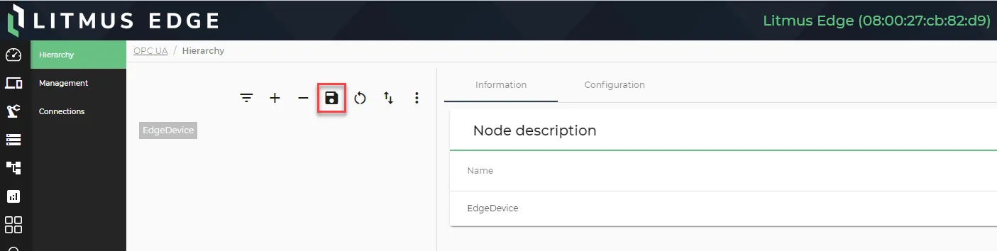 Save icon for nodes Save icon for nodes