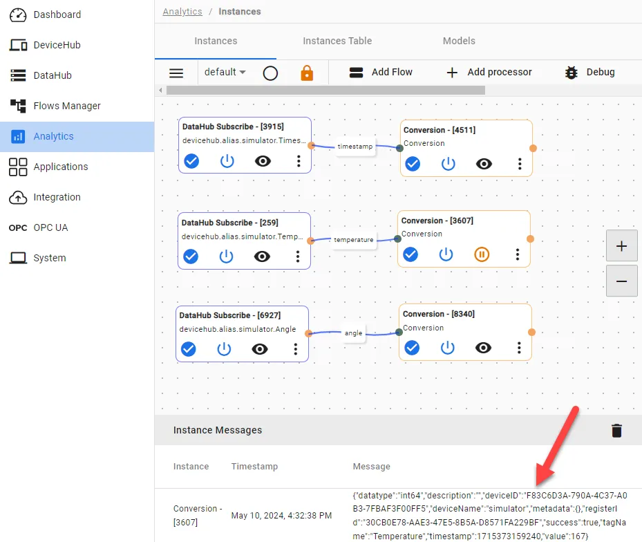 Converted value from Celsius to Fahrenheit Converted value from Celsius to Fahrenheit