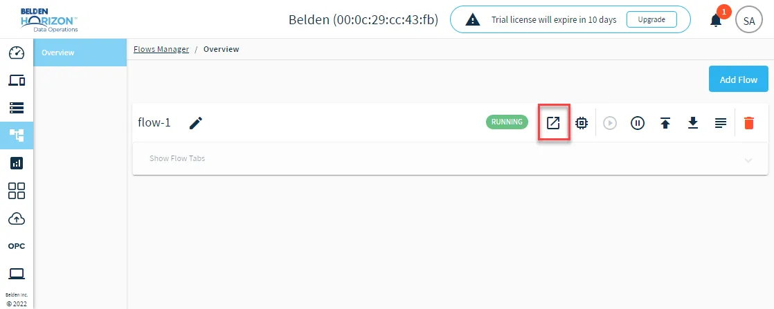 Go To Flow Definition icon