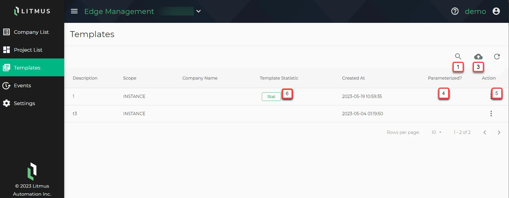 Templates [Company View]