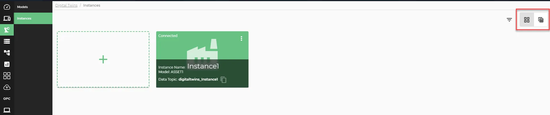 Change instance view icons