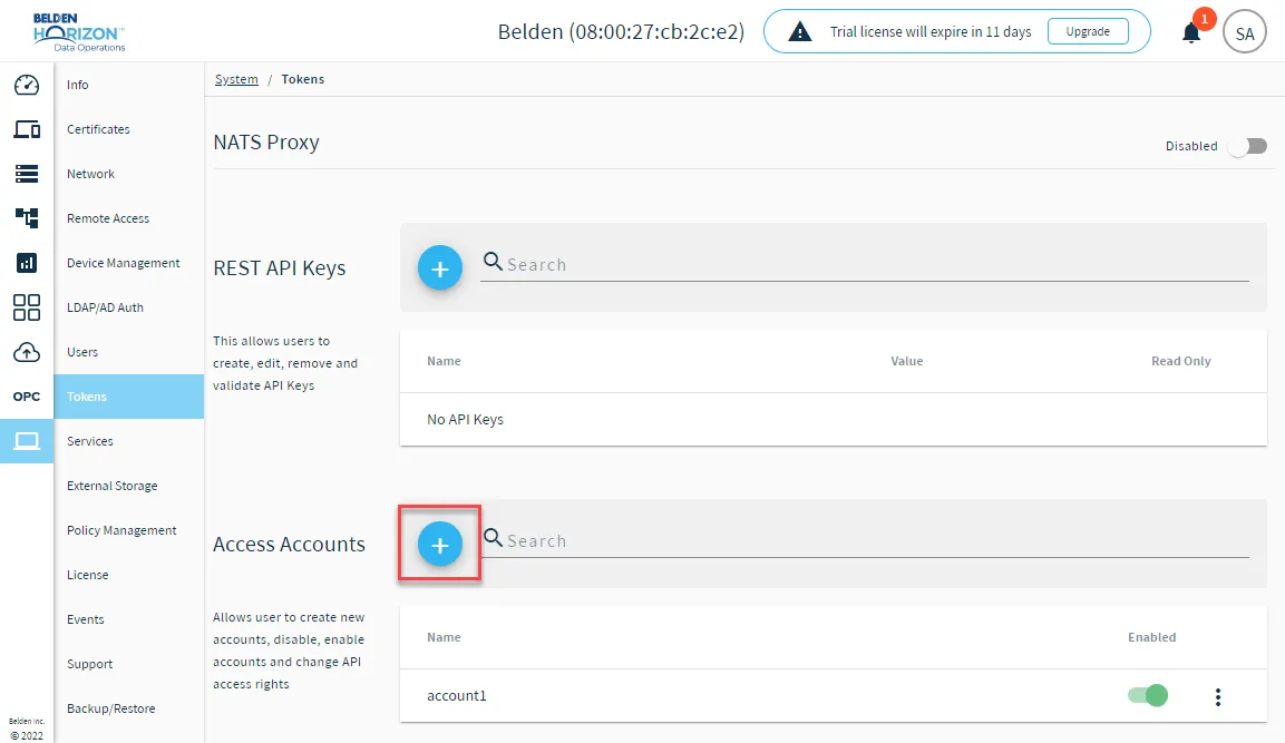 Add Access Account icon Add Access Account icon
