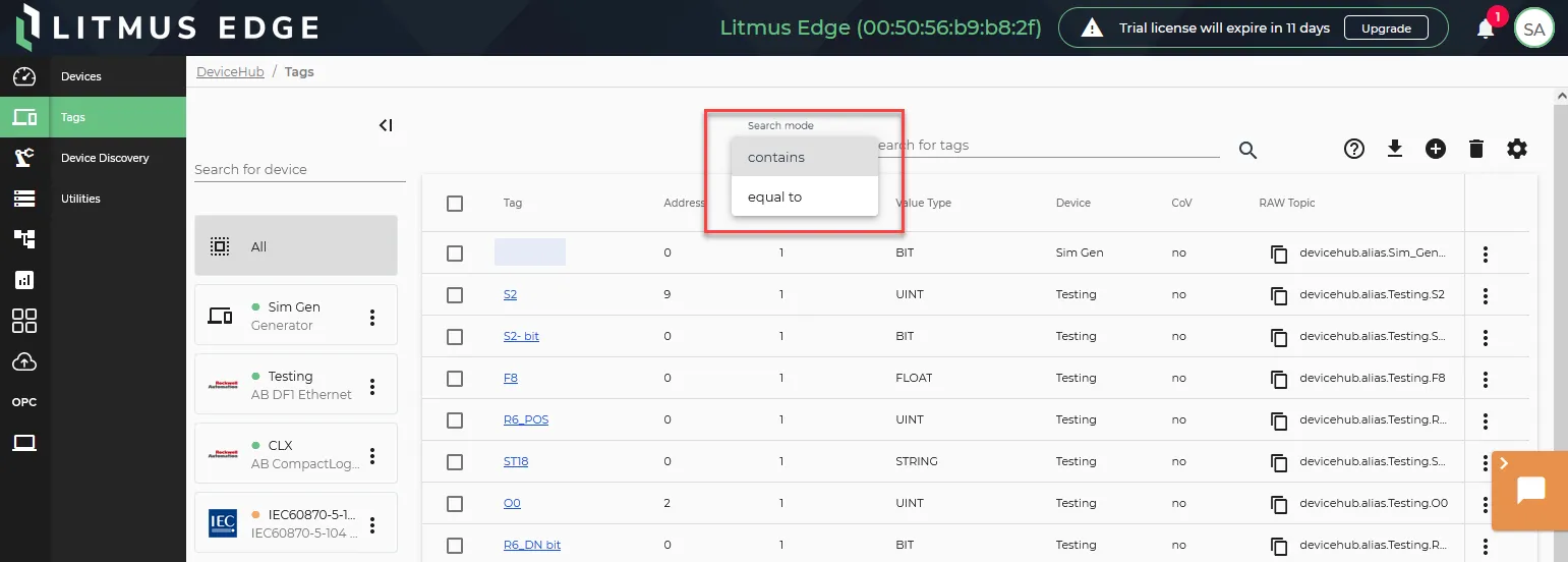 Search filters