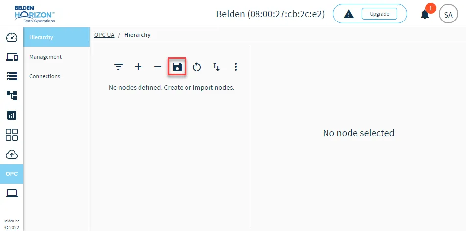 Save icon for nodes Save icon for nodes