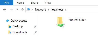 localhost path