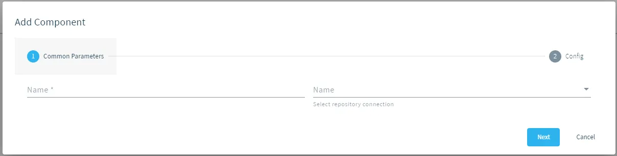 Add Component : Common Parameters