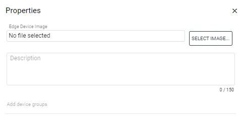 Manufacturing Connect User UI : Edge Devices : Multi-Select Mode : Edit Selected Edge devices
