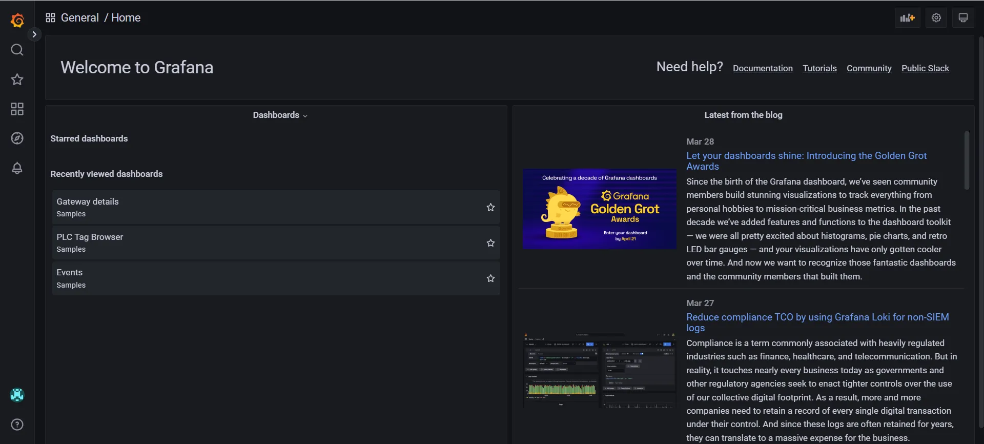 Grafana Dashboard