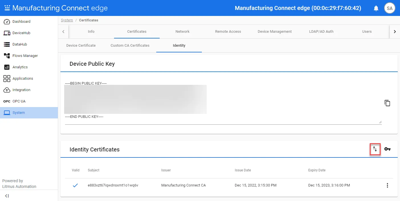 Install Certificate icon