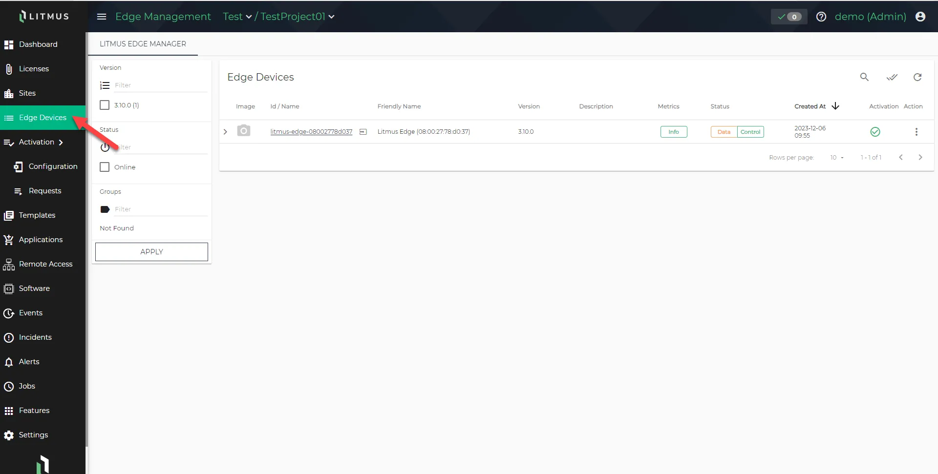 LEM edge devices page