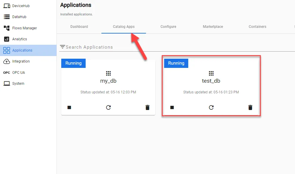 Running MongoDB application Running MongoDB application
