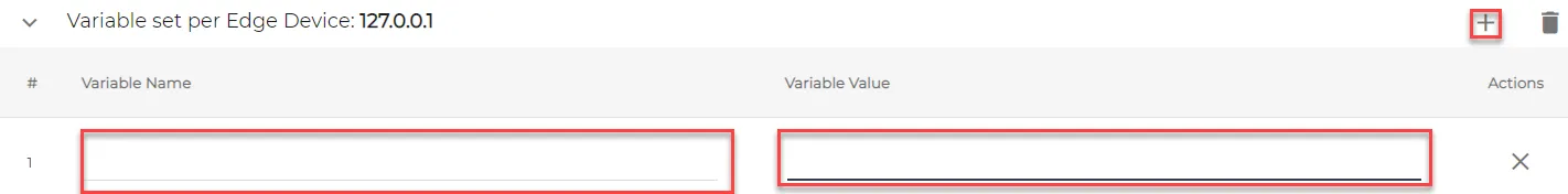 Add new variables for per Edge Device