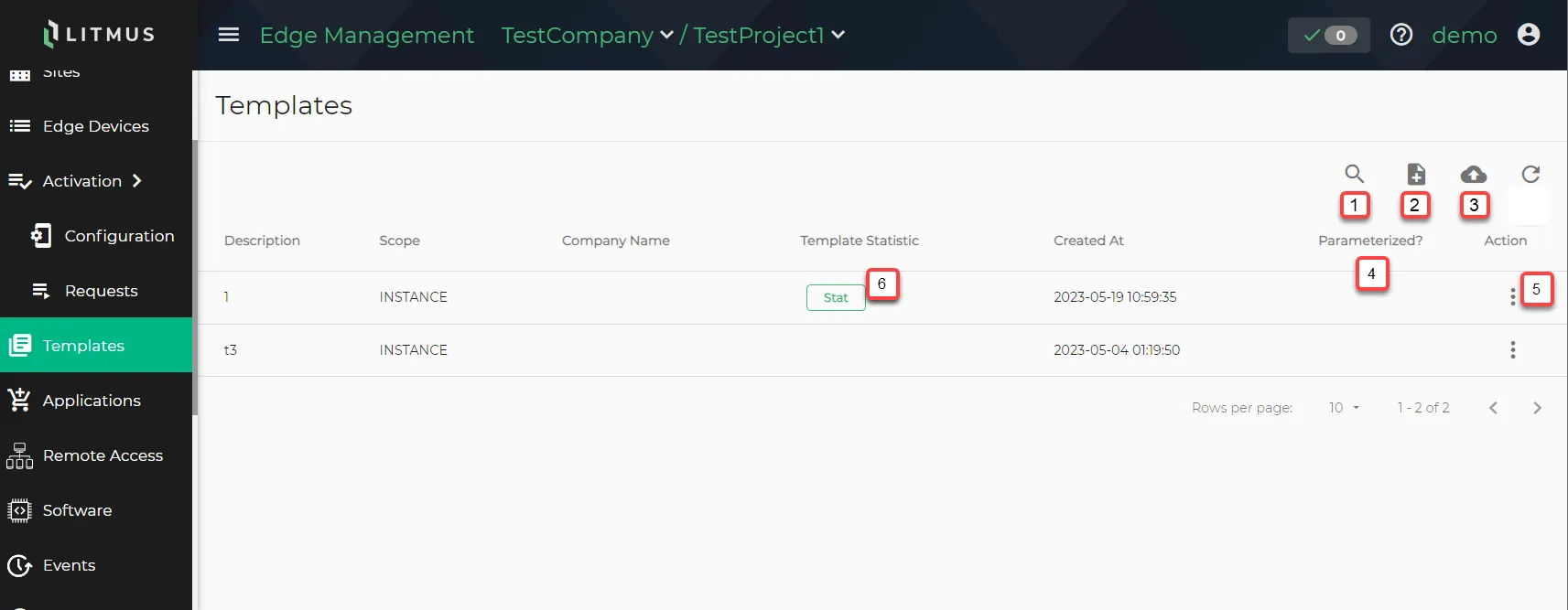Templates [Project View]