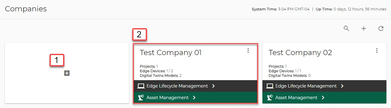 Company List View Company List View