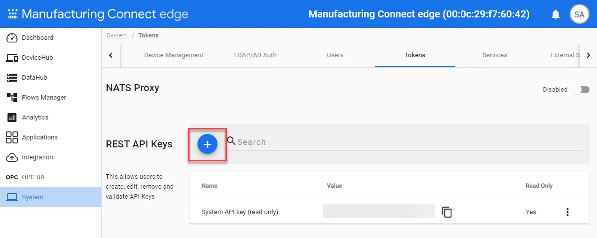 Add API Token icon Add API Token icon