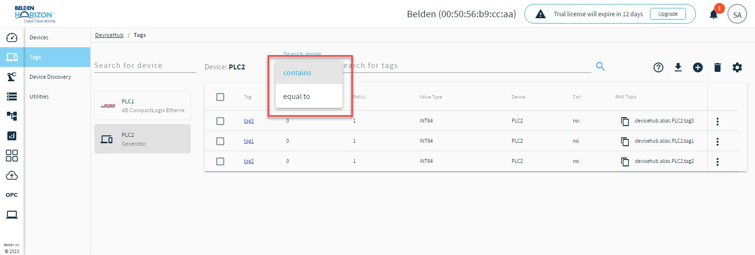 Search filters
