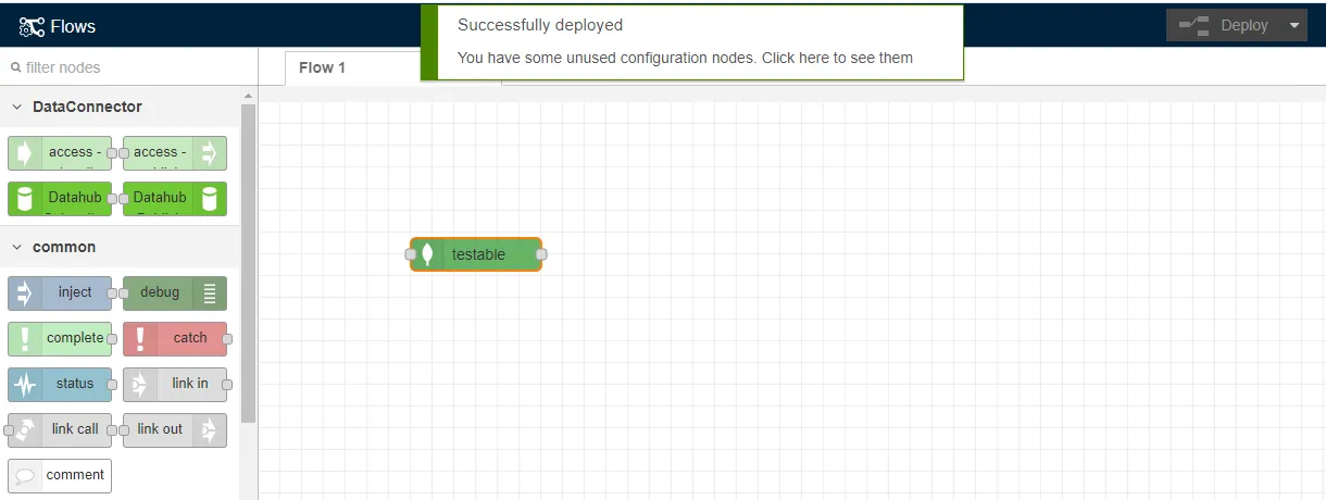 Flows canvas with mongodb3 in node Flows canvas with mongodb3 in node