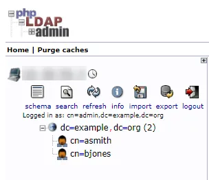 PHP LDAP Admin UI Side Option PHP LDAP Admin UI Side Option