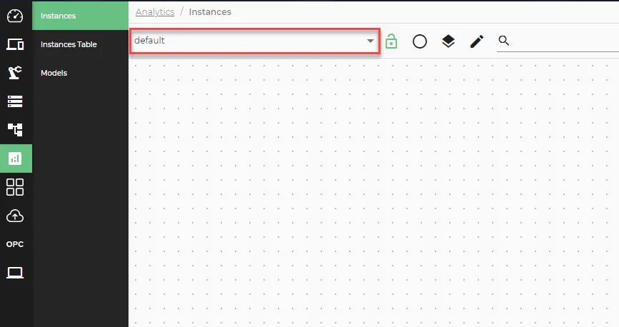 Flow group drop-down list