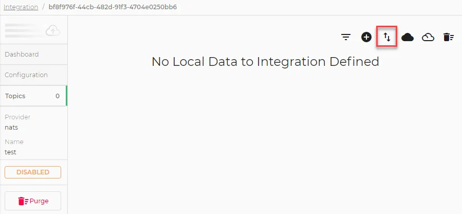 Import from DeviceHub tags icon