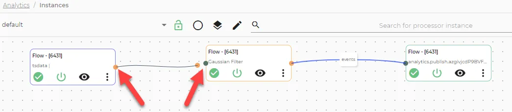 Add a connection between two processors