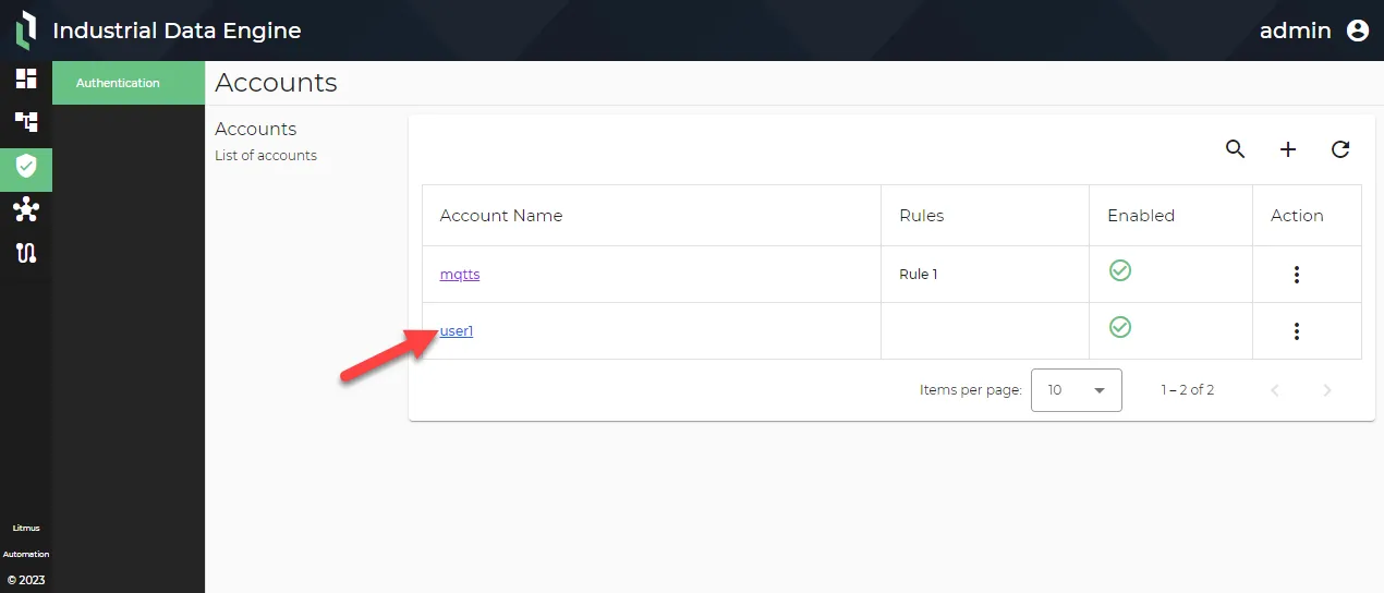 Account name