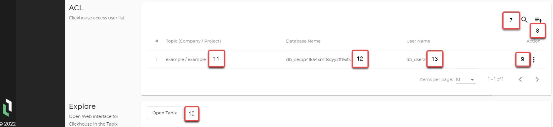Litmus Edge Manager Admin Console: Clickhouse 2/2