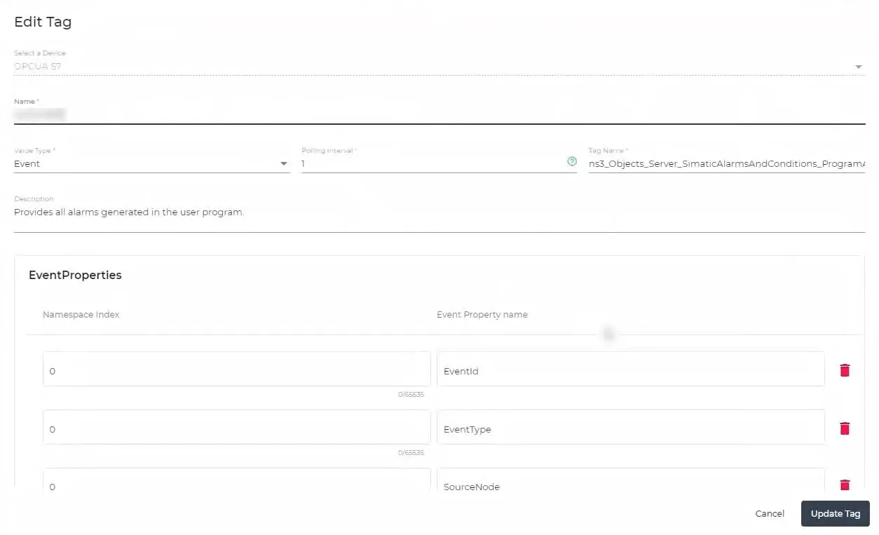 Edit Tag Dialog Box