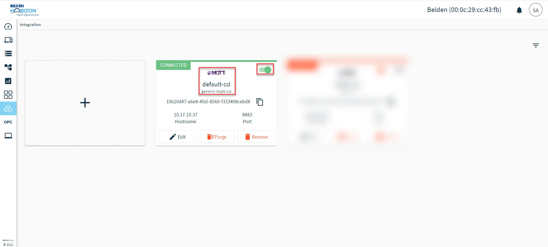 Step 4: Enabling Default Generic MQTT SSL connector
