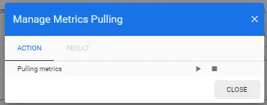 Manufacturing Connect User UI : Edge Devices : Multi-Select Mode : Manage Metrics Pulling
