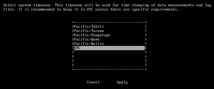 Manufacturing Connect Edge Terminal Time zone configuration