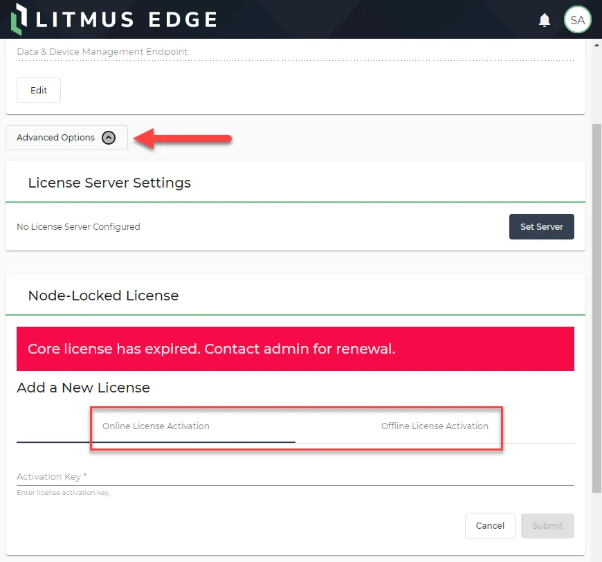 Node-locked license Node-locked license