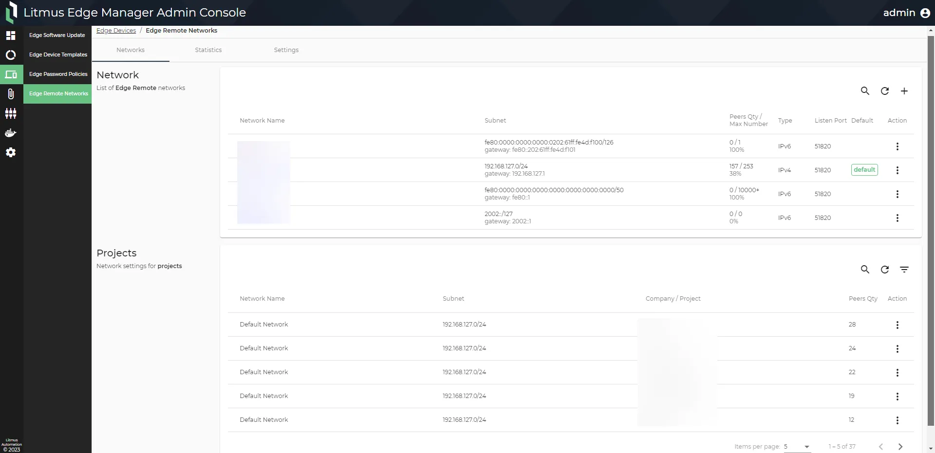 Edge Remote Networks
