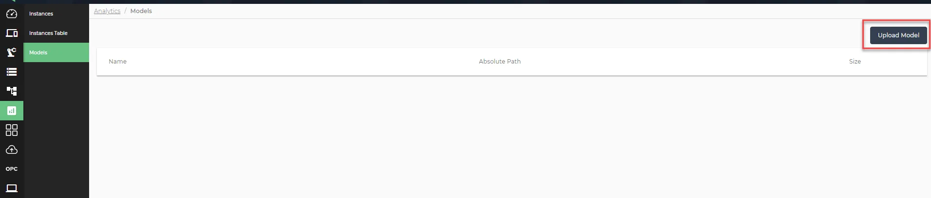 Upload Model icon
