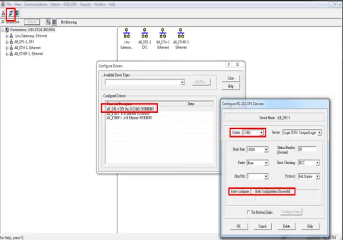 Configure parameters