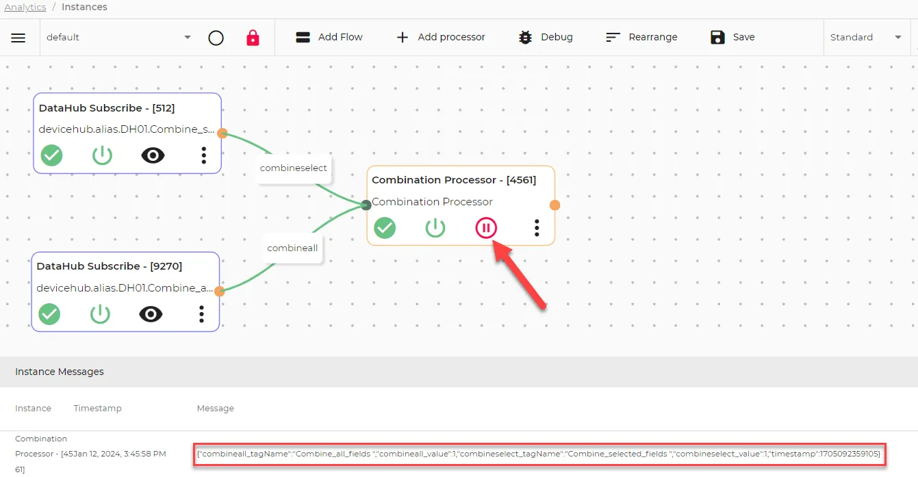 Selected Fields in Output
