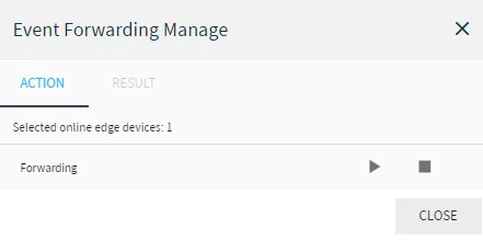 Belden Horizon Data Manager User UI : Edge Devices : Multi-Select Mode : Manage Events Forwarding Belden Horizon Data Manager User UI : Edge Devices : Multi-Select Mode : Manage Events Forwarding