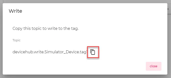 Copy Write topic icon