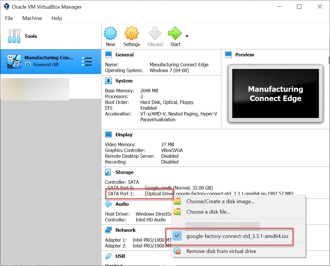 Optical Drive settings Optical Drive settings