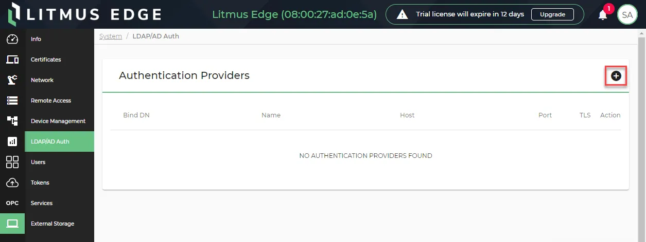 Add a provider icon